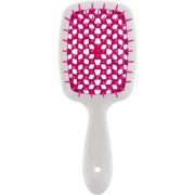 Janeke Superbrush Small_Щітка для волосся біло-малинова 56SP234FFL Janeke Superbrush Small_Щітка для волосся біло-малинова 56SP234FFL