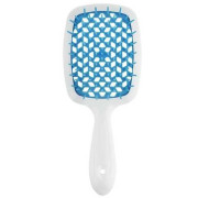Janeke Superbrush Щітка для волосся біло-блакитна SP226BIA TSE_ Janeke Superbrush Щітка для волосся біло-блакитна SP226BIA TSE_
