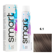 Nouvelle Smart Hair Color Стійка крем-фарба для волосся_6.1 темний попелястий блондин 60мл Nouvelle Smart Hair Color Стійка крем-фарба для волосся_6.1 темний попелястий блондин 60мл