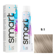 Nouvelle Smart Hair Color Стійка крем-фарба для волосся_9.1 дуже світлий попелястий блондин 60мл