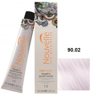 Nouvelle Hair Color Стійка крем-фарба для волосся_90.02 перламутр 100мл Nouvelle Hair Color Стійка крем-фарба для волосся_90.02 перламутр 100мл