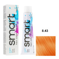 Nouvelle Smart Hair Color Стійка крем-фарба для волосся_8.43 світлий мідно-золотистий блондин 60мл