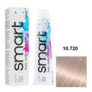Nouvelle Smart Hair Color Стійка крем-фарба для волосся_10.720 платиновий коричнево-фіолетовий блондин 60мл Nouvelle Smart Hair Color Стійка крем-фарба для волосся_10.720 платиновий коричнево-фіолетовий блондин 60мл