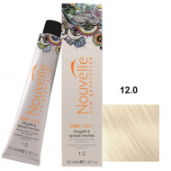 Nouvelle Hair Color Стійка крем-фарба для волосся_12.0 полярний блондин 100мл Nouvelle Hair Color Стійка крем-фарба для волосся_12.0 полярний блондин 100мл