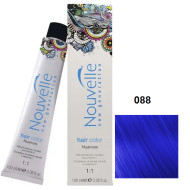 Nouvelle Hair Color Стійка крем-фарба для волосся_088 синій 100мл