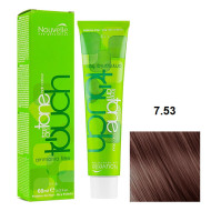 Nouvelle Touch Hair Color Фарба безаміачна для волосся_7.53 каштановий 60мл Nouvelle Touch Hair Color Фарба безаміачна для волосся_7.53 каштановий 60мл