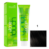 Nouvelle Touch Hair Color Фарба безаміачна для волосся_1 чорний 60мл Nouvelle Touch Hair Color Фарба безаміачна для волосся_1 чорний 60мл