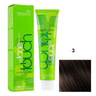Nouvelle Touch Hair Color Фарба безаміачна для волосся_3 темно-каштановий 60мл Nouvelle Touch Hair Color Фарба безаміачна для волосся_3 темно-каштановий 60мл