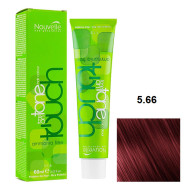 Nouvelle Touch Hair Color Фарба безаміачна для волосся_5.66 червоний рубін 60мл