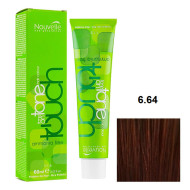 Nouvelle Touch Hair Color Фарба безаміачна для волосся_6.64 полум'яно-червоний 60мл