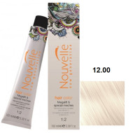Nouvelle Hair Color Стійка крем-фарба для волосся_12.00 ультра світлий блондин плюс 100мл Nouvelle Hair Color Стійка крем-фарба для волосся_12.00 ультра світлий блондин плюс 100мл
