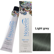 Nouvelle Hair Color Стійка крем-фарба для волосся_Light grey світло-попелястий 100мл