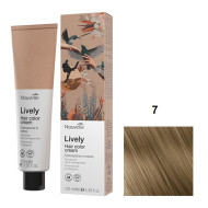 Nouvelle Lively Hair Color Стійка фарба для волосся без аміаку_7 блонд 100мл