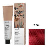 Nouvelle Lively Hair Color Стійка фарба для волосся без аміаку_7.66 червоний блонд 100мл Nouvelle Lively Hair Color Стійка фарба для волосся без аміаку_7.66 червоний блонд 100мл