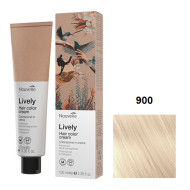 Nouvelle Lively Hair Color Стійка фарба для волосся без аміаку_900 ультра-світлий блонд 100мл Nouvelle Lively Hair Color Стійка фарба для волосся без аміаку_900 ультра-світлий блонд 100мл
