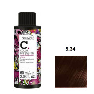 Nouvelle Liquid Toner Рідкий деміперманентний фарбник_5.34 світло-каштановий золотаво-мідний 60мл Nouvelle Liquid Toner Рідкий деміперманентний фарбник_5.34 світло-каштановий золотаво-мідний 60мл