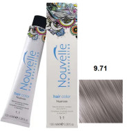Nouvelle Hair Color Стійка крем-фарба для волосся_9.71 дуже світлий блонд Orange Killer 100мл