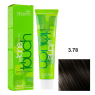 Nouvelle Touch Hair Color Фарба безаміачна для волосся_3.78 чорні перли 60мл Nouvelle Touch Hair Color Фарба безаміачна для волосся_3.78 чорні перли 60мл