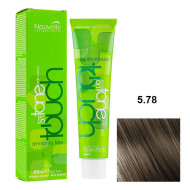 Nouvelle Touch Hair Color Фарба безаміачна для волосся_5.78 граніт 60мл Nouvelle Touch Hair Color Фарба безаміачна для волосся_5.78 граніт 60мл