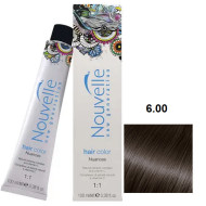 Nouvelle Hair Color Стійка крем-фарба для волосся_6.00 теплий блонд натуральний холодний 100мл Nouvelle Hair Color Стійка крем-фарба для волосся_6.00 теплий блонд натуральний холодний 100мл