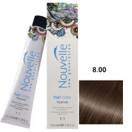 Nouvelle Hair Color Стійка крем-фарба для волосся_8.00 світлий блонд натуральний холодний 100мл Nouvelle Hair Color Стійка крем-фарба для волосся_8.00 світлий блонд натуральний холодний 100мл