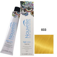 Nouvelle Hair Color Стійка крем-фарба для волосся_033 жовтий 100мл Nouvelle Hair Color Стійка крем-фарба для волосся_033 жовтий 100мл