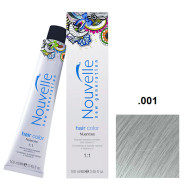 Nouvelle Hair Color Стійка крем-фарба для волосся_METALLUM.001 Silver Sun 100мл Nouvelle Hair Color Стійка крем-фарба для волосся_METALLUM.001 Silver Sun 100мл