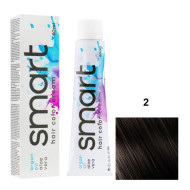 Nouvelle Smart Hair Color Стійка крем-фарба для волосся_2 дуже темний коричневий 60мл Nouvelle Smart Hair Color Стійка крем-фарба для волосся_2 дуже темний коричневий 60мл
