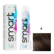 Nouvelle Smart Hair Color Стійка крем-фарба для волосся_4 середній коричневий 60мл Nouvelle Smart Hair Color Стійка крем-фарба для волосся_4 середній коричневий 60мл