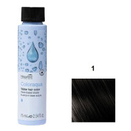 Nouvelle Coloraqua Water Фарба для волосся на водній основі_1 чорний 75мл Nouvelle Coloraqua Water Фарба для волосся на водній основі_1 чорний 75мл