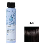 Nouvelle Coloraqua Water Фарба для волосся на водній основі_4.17 каштановий попелястий коричневий 75мл