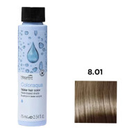 Nouvelle Coloraqua Water Фарба для волосся на водній основі_8.01 світлий блонд натуральний світло-попелястий Nouvelle Coloraqua Water Фарба для волосся на водній основі_8.01 світлий блонд натуральний світло-попелястий