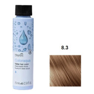 Nouvelle Coloraqua Water Фарба для волосся на водній основі_8.3 світлий блонд золотистий 75мл Nouvelle Coloraqua Water Фарба для волосся на водній основі_8.3 світлий блонд золотистий 75мл