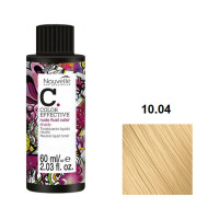 Nouvelle Liquid Toner Рідкий деміперманентний фарбник_10.04 платиновий блондин абрикосовий 60мл Nouvelle Liquid Toner Рідкий деміперманентний фарбник_10.04 платиновий блондин абрикосовий 60мл