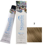 Nouvelle Hair Color Стійка крем-фарба для волосся_7 середньо-русявий 100мл Nouvelle Hair Color Стійка крем-фарба для волосся_7 середньо-русявий 100мл