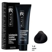 Black Sintesis Color Creme Перманентна крем-фарба для волосся_1.0 чорний 100мл Black Sintesis Color Creme Перманентна крем-фарба для волосся_1.0 чорний 100мл