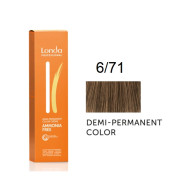 Londa Demi-Permanent Color Інтенсивне тонування_6/71 темний блонд коричнево-попелястий 60мл Londa Demi-Permanent Color Інтенсивне тонування_6/71 темний блонд коричнево-попелястий 60мл