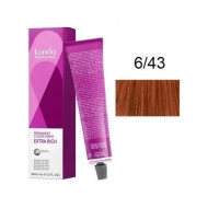 Londa Permanent Color Стійка крем-фарба для волосся_6/43 темний блонд мідно-золотистий 60мл Londa Permanent Color Стійка крем-фарба для волосся_6/43 темний блонд мідно-золотистий 60мл