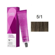 Londa Permanent Color Стійка крем-фарба для волосся_5/1 світлий шатен попелястий 60мл