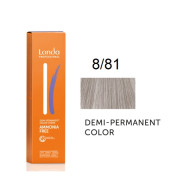 Londa Demi-Permanent Color Інтенсивне тонування_8/81 світлий блонд перламутрово-попелястий 60мл Londa Demi-Permanent Color Інтенсивне тонування_8/81 світлий блонд перламутрово-попелястий 60мл