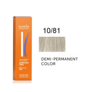 Londa Demi-Permanent Color Інтенсивне тонування_10/81 яскравий блонд перламутрово-попелястий 60мл Londa Demi-Permanent Color Інтенсивне тонування_10/81 яскравий блонд перламутрово-попелястий 60мл