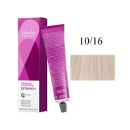 Londa Permanent Color Стійка крем-фарба для волосся_10/16 яскравий блонд попелясто-фіолетовий 60мл