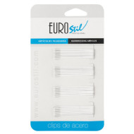 Eurostil 04484/58 Невидимки білі 50 мм 24 шт._