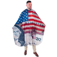 Eurostil 07521 Пенюар RAGNAR Barber Line Dolar American Flag_