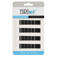 Eurostil 01611-50 Невидимки чорні 70мм 24 шт._