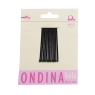 Eurostil 01603-50 Невидимки ONDINA чорні 50мм 12 шт._
