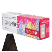 Elinorfive Стійка крем-фарба для волосся_5/0 світлий шатен 100мл Elinorfive Стійка крем-фарба для волосся_5/0 світлий шатен 100мл