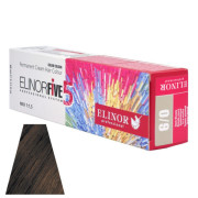 Elinorfive Стійка крем-фарба для волосся_6/0 темно-русявий 100мл Elinorfive Стійка крем-фарба для волосся_6/0 темно-русявий 100мл