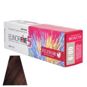 Elinorfive Стійка крем-фарба для волосся_6/00 темно-русявий для сивини 100мл Elinorfive Стійка крем-фарба для волосся_6/00 темно-русявий для сивини 100мл
