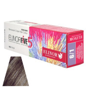 Elinorfive Стійка крем-фарба для волосся_6/1 темно-русявий попелястий 100мл Elinorfive Стійка крем-фарба для волосся_6/1 темно-русявий попелястий 100мл